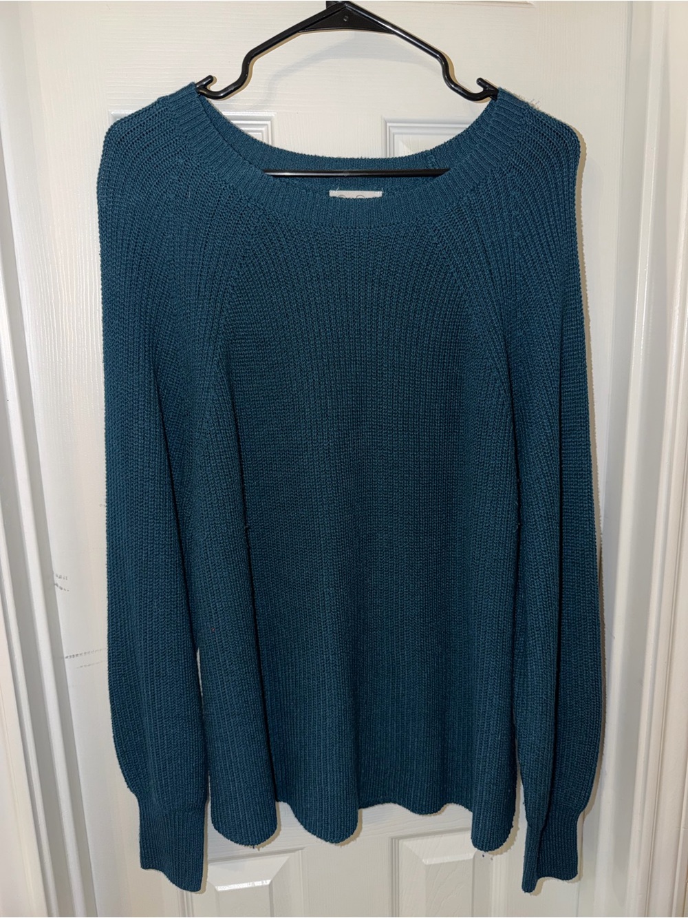Jessica Simpson Teal Knit Crewneck Sweater